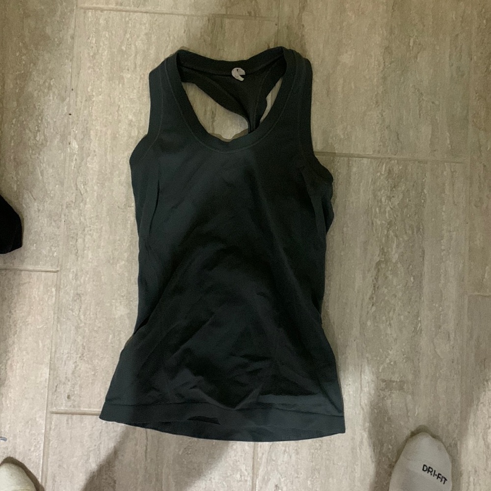 Athleta sage green tank top